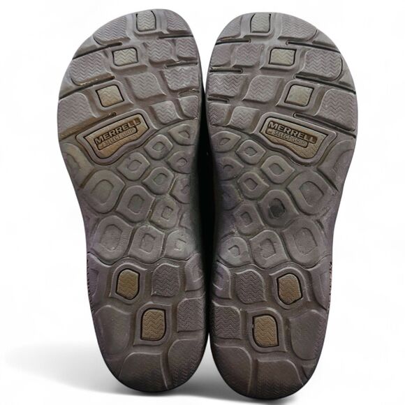 Merrell Java Leather Shoes Dk Brown Women's 7.5 Comfort Oxford Lace up - Picture 9 of 12